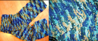Strickschal "Ozeanographie"