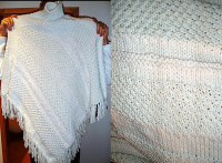 Strick-Poncho "Schneeweißchen"